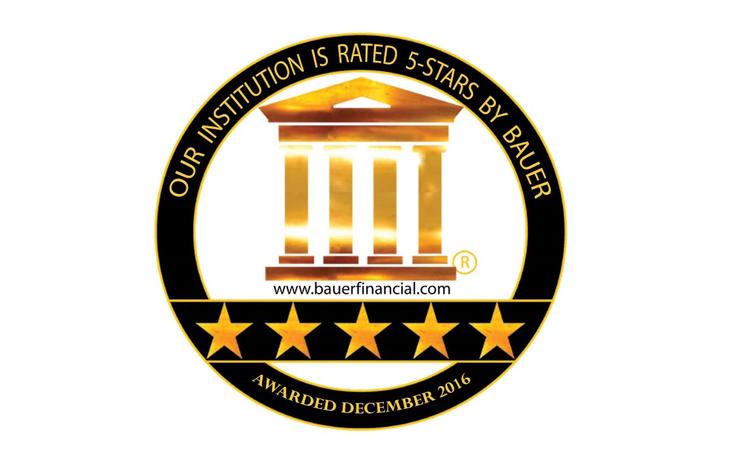 National Iron Bank Receives 5 Star Rating from BauerFinancial